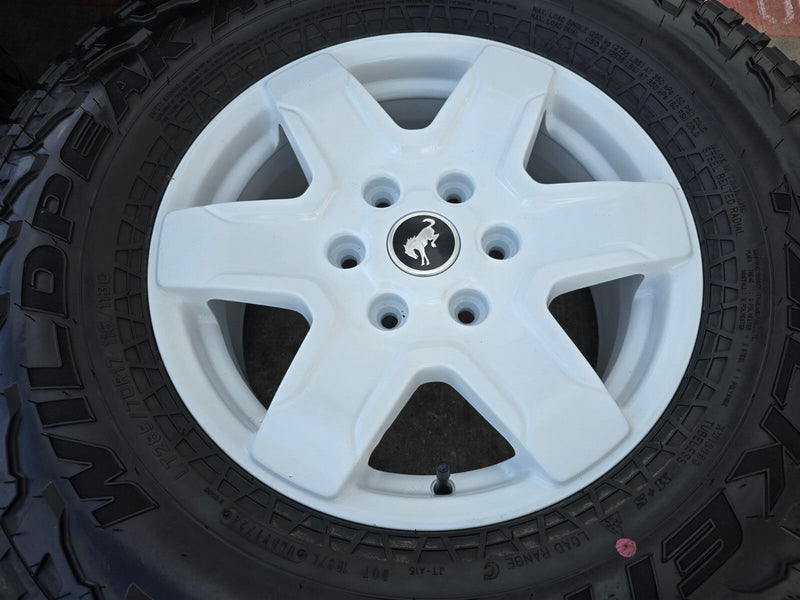 (5) 17" Ford Bronco wheels rims 95292 10383 SASQUATCH Ranger 2024 2025 2026 NEW Texas Truck Tire