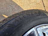 22" GMC Yukon Chevy Tahoe Escalade OEM chrome 95513 wheels rims BRIDGESTONE Texas Truck Tire