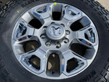 20" Dodge Ram 2500 3500 LARAMIE OEM 2562 CHROME wheels rims NEW 35" Texas Truck Tire