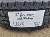 18" Ford Bronco wheels rims tires black 95213 Ranger tires BRIDGESTONE DUELER AT Texas Truck Tire