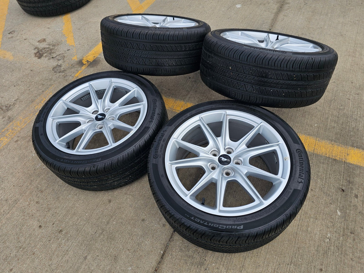 19" Ford Mustang Stealth GT OEM wheels rims 95759 tires 2022 2023 2024 2025 2026 Texas Truck Tire