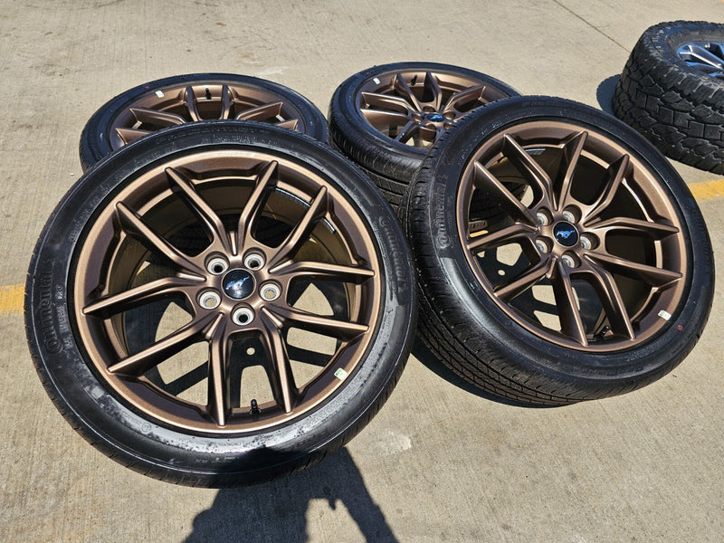19" Ford Mustang GT Performance Track Pack OEM 10596 wheels rims 2025 2026 NEW Texas Truck Tire