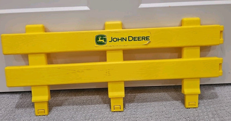 Kids' Yellow Ride-On Tractor Wagon Trailer with Side Gate Section