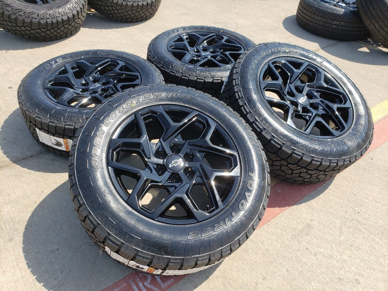 20" GMC Sierra Yukon AT4X Tahoe OEM 95369 wheels rims 2023 2024 2025 NEW Texas Truck Tire