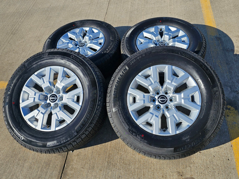 17" Nissan Frontier OEM Desert Runner 62832 wheels rims 2025 2026 NEW MICHELIN Texas Truck Tire
