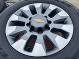 20" Chevy Silverado GMC Sierra AT4 2500 3500 OEM 5960 5947 wheels rims Texas Truck Tire