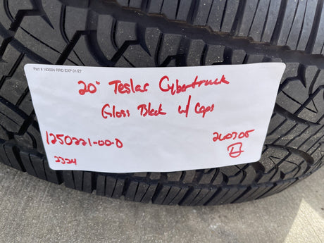 (1) 20" Tesla Cyber Truck OEM 94166 wheel rim spare 2024 2025 2026 Cybertruck Texas Truck Tire