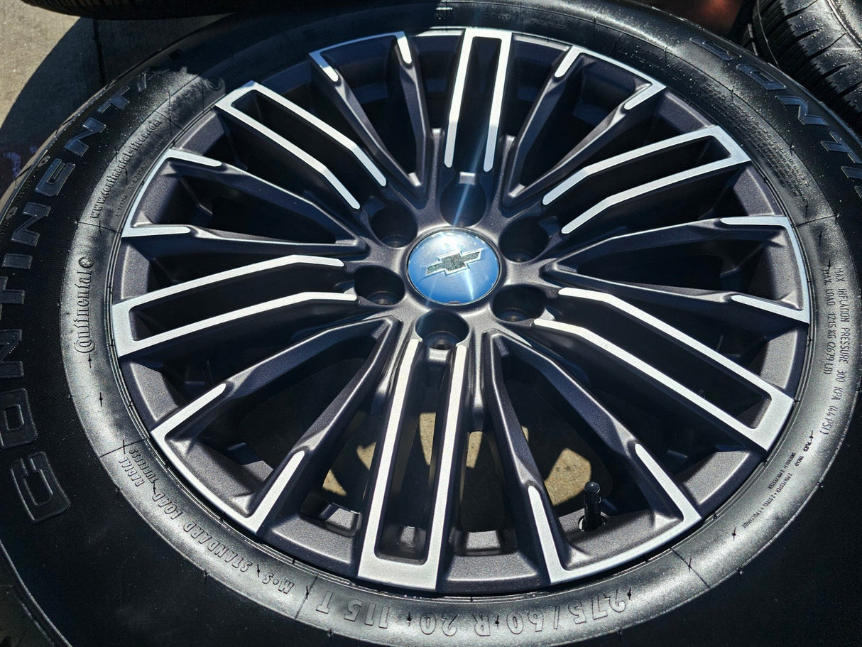 20" Chevy Silverado Tahoe GMC Sierra Yukon OEM wheels rims 2025 2026 NEW Texas Truck Tire