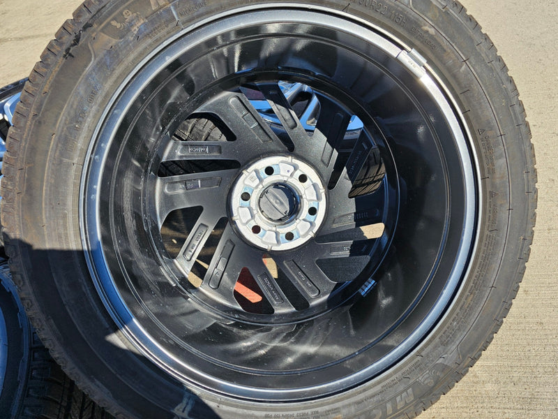 22" Lincoln Navigator OEM 94225 rims wheels BLACK LABEL 2025 2026 MICHELIN NEW Texas Truck Tire