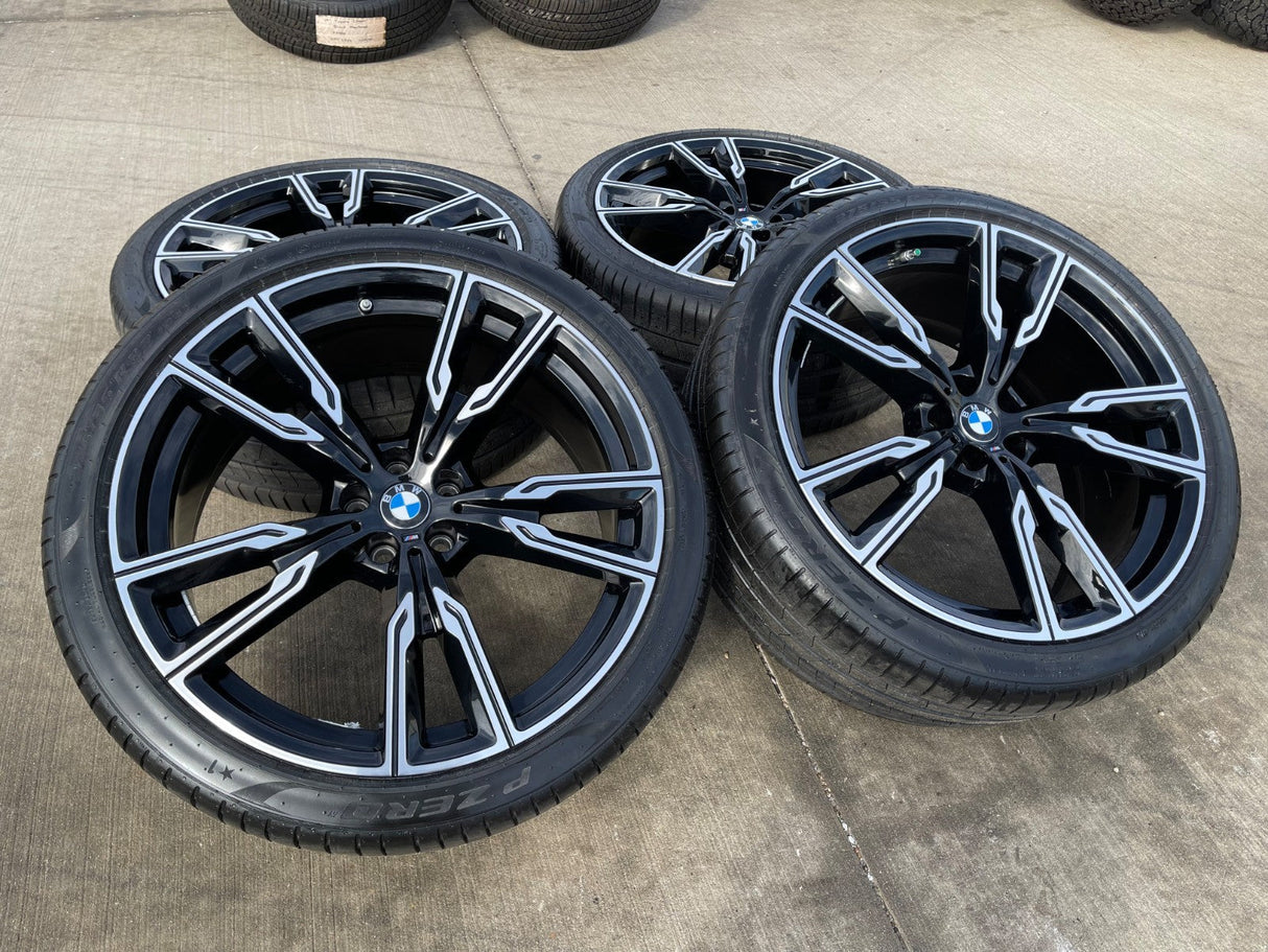 22" BMW X5 X6 X7 OEM 86470 86473 Series wheels rims PIRELLI NEW 2024 2025 2026 Texas Truck Tire