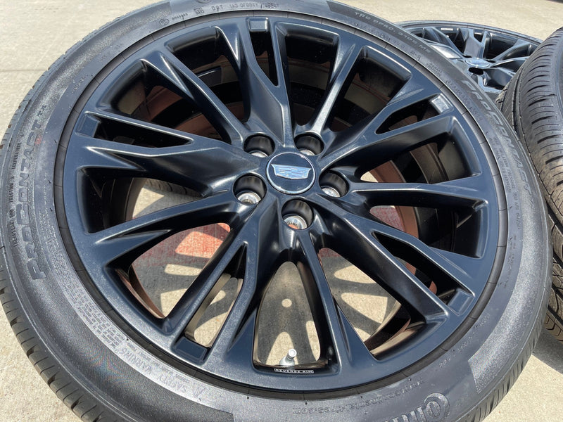 20" Cadillac XT4 OEM black wheels rims 2023 2024 2025 2026 NEW Texas Truck Tire
