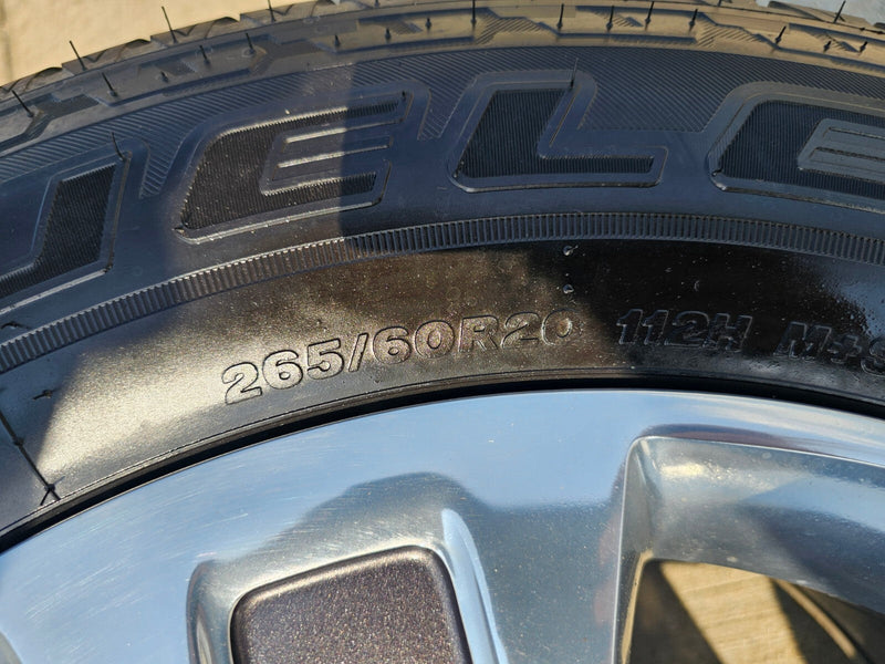 20" Dodge Ram 1500 OEM Laramie Long Horn 2678 2682 wheels rims 2024 2025 NEW Texas Truck Tire
