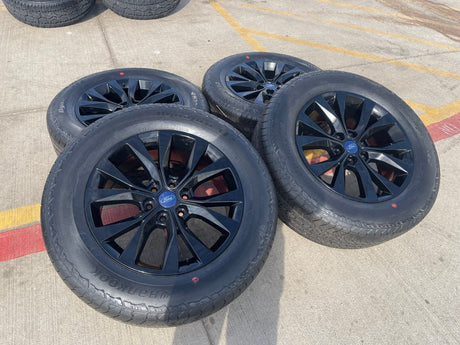 20" Ford F-150 Expedition rims wheels 10003 black OEM tires HANKOOK A/T2 NEW Texas Truck Tire