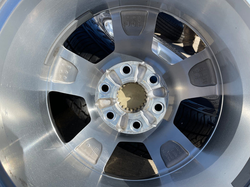 20" Chevy Silverado 1500 Tahoe Suburban OEM wheels rims 5652 tires PIRELLI A/T Texas Truck Tire