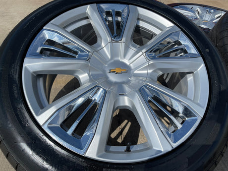 22" Chevy Tahoe RST OEM wheels rims 14046 96951 Silverado Suburban DISCOUNTED Texas Truck Tire