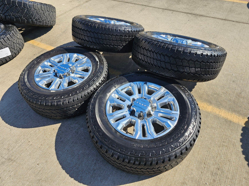 20" GMC Sierra Denali 2500 3500 OEM 5957 wheels rims tires 2023 2024 2025 2026 Texas Truck Tire