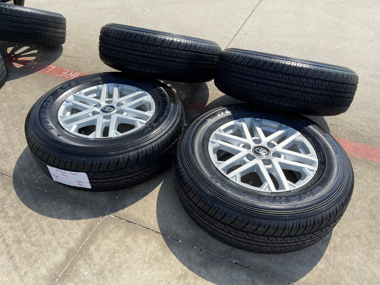 18" Toyota Tundra Sequoia OEM wheels rims 75281 LX600 2024 2025 2026 NEW Texas Truck Tire