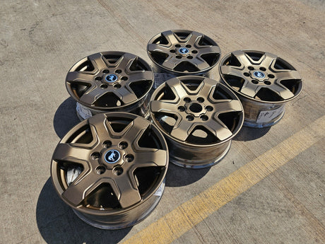 (4) 17" Ford Bronco wheels rims 95292 10383 SASQUATCH Ranger 2024 2025 2026 NEW Texas Truck Tire