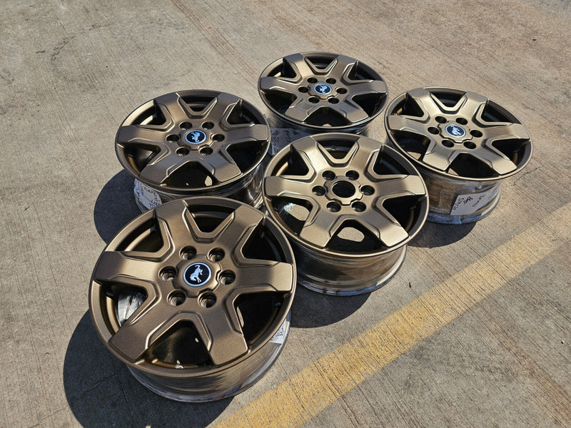 (4) 17" Ford Bronco wheels rims 95292 10383 SASQUATCH Ranger 2024 2025 2026 NEW Texas Truck Tire