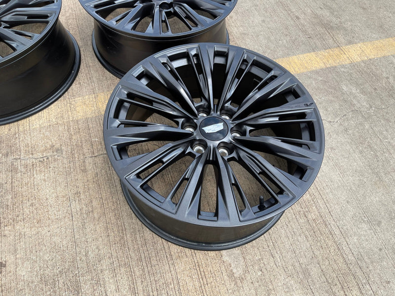 22" Cadillac Escalade V V600 Platinum OEM ORIGINAL wheel rim 2023 2024 2025 NEW Texas Truck Tire