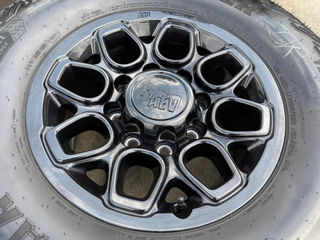 18" AEV Chevy BISON Trail Boss ZR2 2500 OEM wheels rims GMC Sierra GOODYEAR 35" Texas Truck Tire