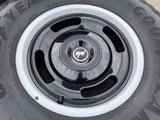 17" Ford Bronco HERITAGE Edition wheels rims white GOODYEAR 35" DISCOUNTED Texas Truck Tire