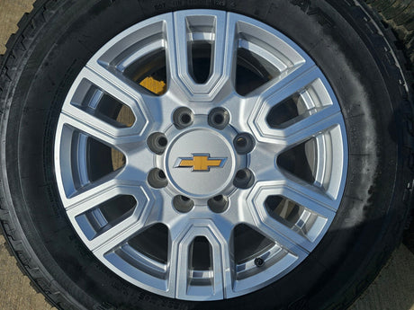 20" GMC Sierra AT4 2500 3500 OEM wheels rims 5950 Silverado BRIDGESTONE DUELER Texas Truck Tire