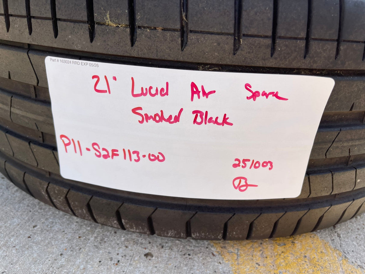 21" Lucid Air OEM Grand Touring wheel rim 5x120 spare 2023 2024 2025 spare FRONT Texas Truck Tire