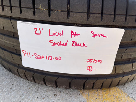 21" Lucid Air OEM Grand Touring wheel rim 5x120 spare 2023 2024 2025 spare FRONT Texas Truck Tire
