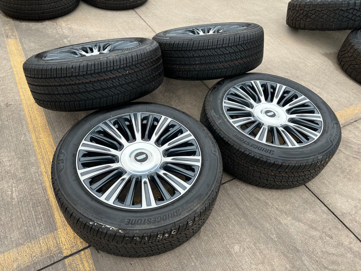 22" Cadillac Escalade Platinum OEM 4876 95167 wheels rims 2022 2023 2024 NEW Texas Truck Tire