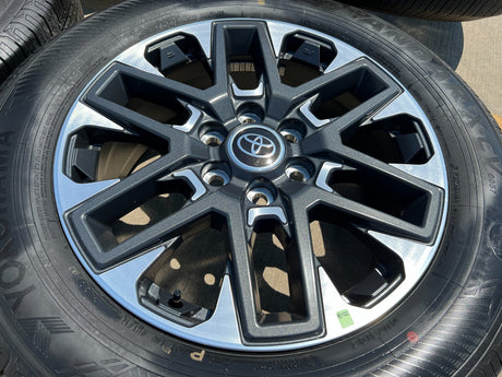 20" Toyota Tundra Platinum OEM wheels rims 95295 75276 Sequoia 2024 2025 NEW Texas Truck Tire