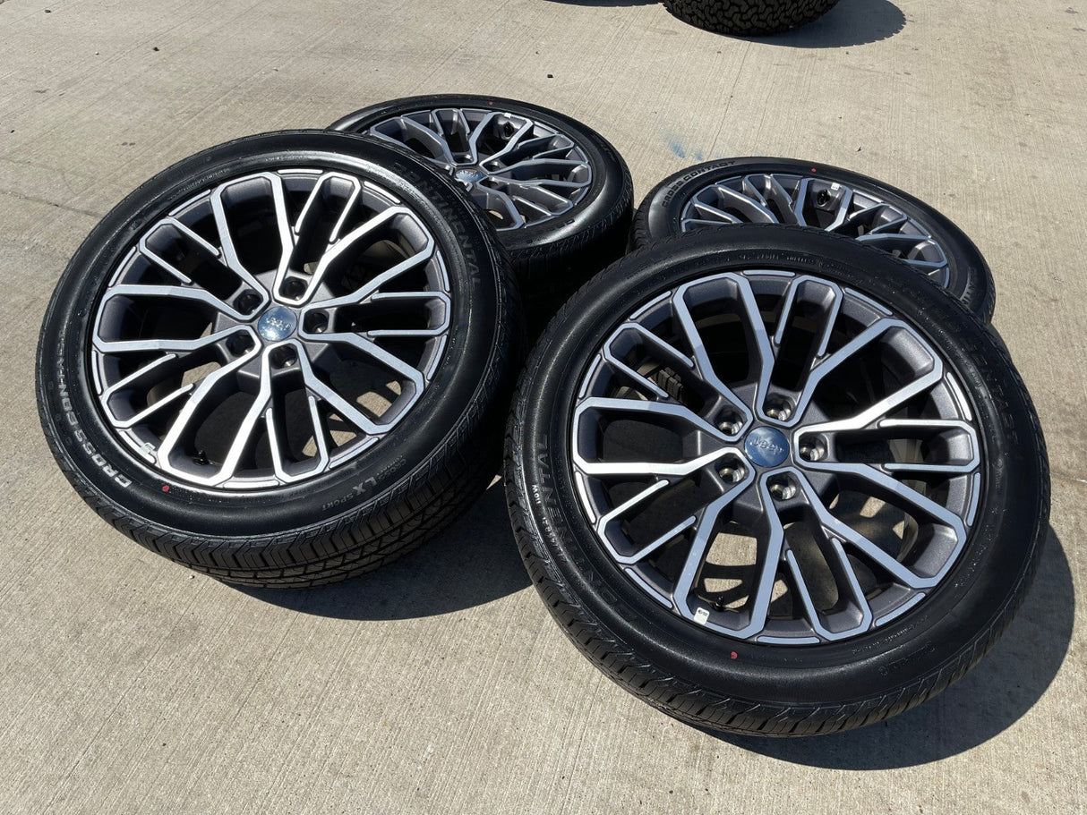 21" Jeep Grand Cherokee L OEM wheels rims 9290 Durango 2024 2025 2026 NEW Texas Truck Tire