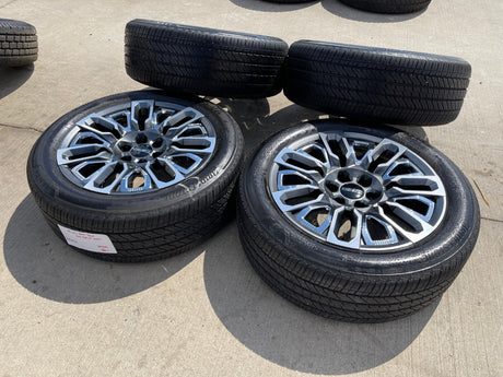 22" GMC Yukon Chevy Tahoe Escalade OEM 95486 wheels rims 2023 2024 2025 2026 Texas Truck Tire