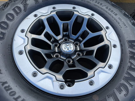 18" Dodge Ram 1500 TRX Beadlock OEM 2735 RHO wheels rims 2021 2022 2023 2024 Texas Truck Tire