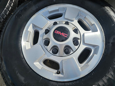 17" GMC Sierra Chevy Silverado 2500 3500 OEM 5500 wheels rims FIRESTONE NEW Texas Truck Tire