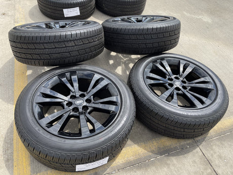 22" Ford F-150 LIMITED OEM rims wheels 10264 black Expedition NEW Texas Truck Tire