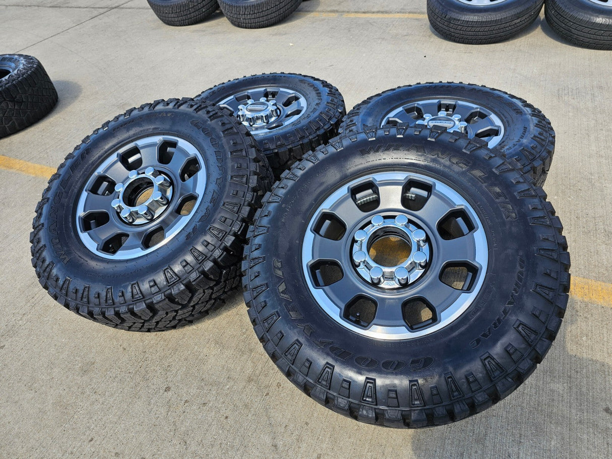 18" Ford F-250 F-350 OEM TREMOR rims wheels 10482 R/T 35" 2024 2025 2026 NEW Texas Truck Tire