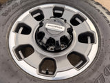 18" Ford F-250 F-350 OEM TREMOR rims wheels 10482 tires 35" DURATRAC A/T Texas Truck Tire
