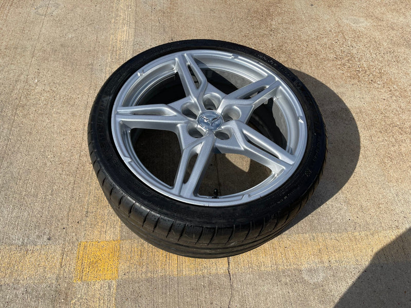 19" Chevy Corvette C8 OEM wheel rim 14007 96704 FRONT 2023 2024 2025 2026 NEW Texas Truck Tire