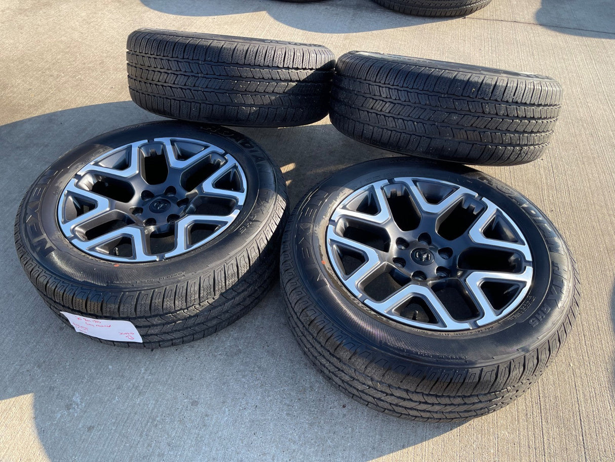20" Dodge Ram 1500 OEM 94059 Laramie wheels rims 68583860AA 2024 2025 2026 Texas Truck Tire