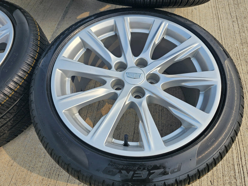 18" Cadillac CT5 Platinum wheels rims OEM 4836 tires 2023 2024 2025 2026 NEW Texas Truck Tire