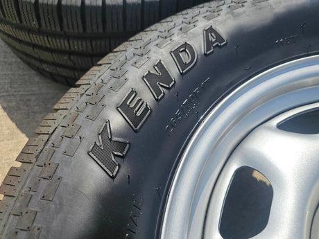 17" Ford F-150 OEM rims wheels 3857 tires steel 2020 2021 2022 2023 2024 2025 Texas Truck Tire