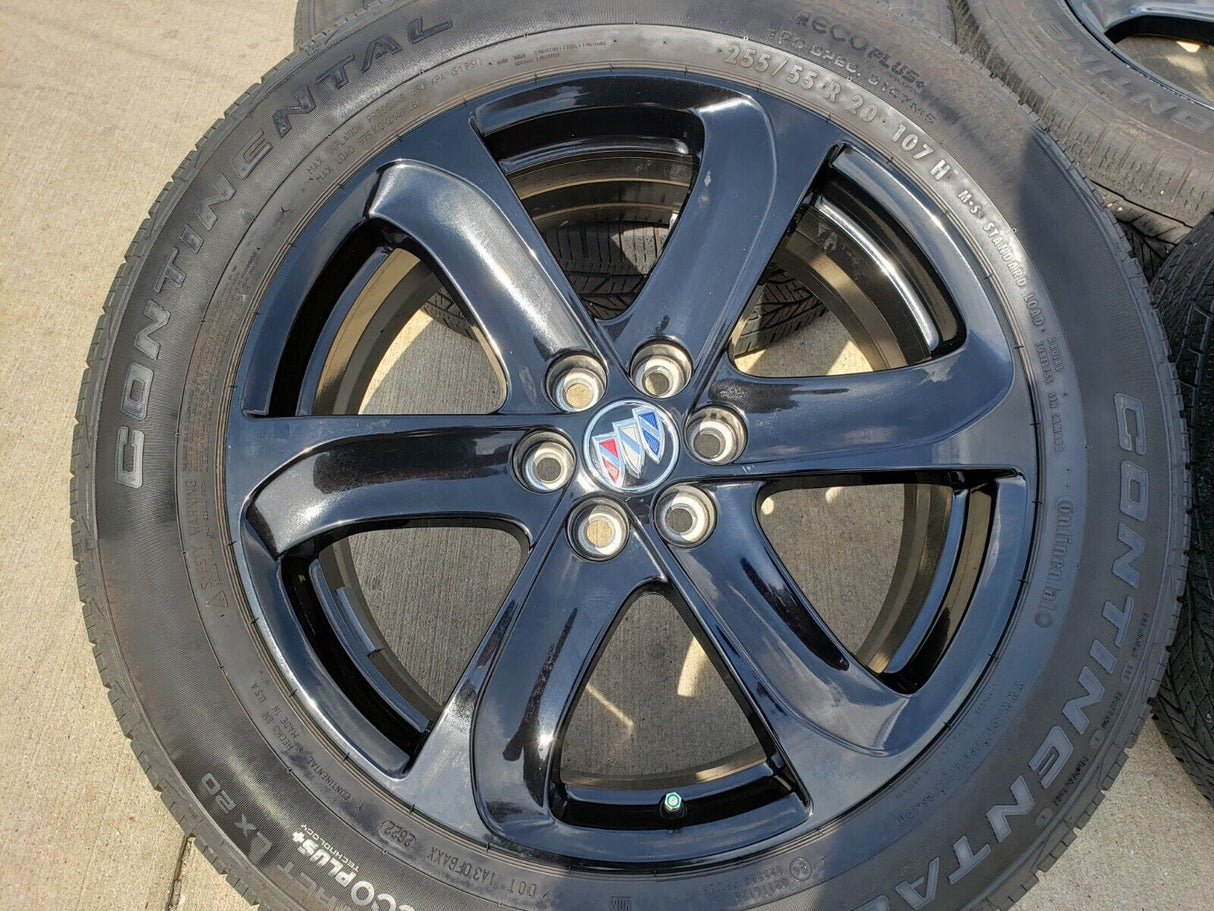 20" Buick Enclave OEM wheels rims Blazer Acadia Cadillac 4154 XT6 2022 2023 2024 Texas Truck Tire