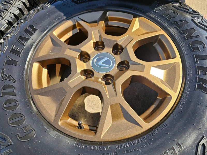 18" Lexus GX550 OEM 10544 wheels rims BRONZE Toyota Land Cruiser Tundra NEW Texas Truck Tire