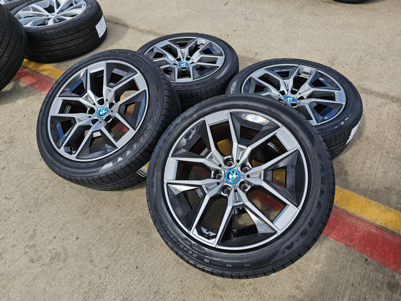 19" BMW OEM 5 Series wheels rims 86710 5x112 G60 i5 2024 2025 2026 NEW GOODYEAR Texas Truck Tire