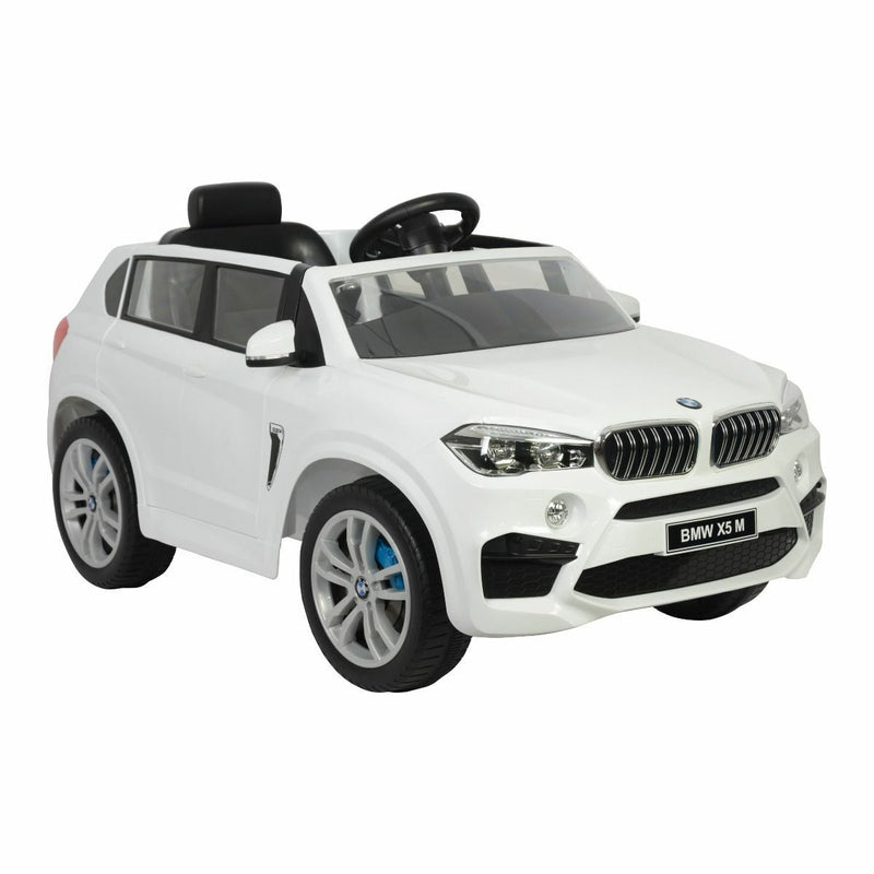 12V BMW X5M Electric SUV Ride-On Toy Car - White, Blue, or Red