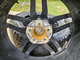 20" 20x9 NICHE Methos M194 Jeep Wrangler wheels rims 5x114.3 5x4.5 Texas Truck Tire