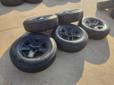 17" Jeep Gladiator BLACK OEM wheels rims 9235 Wrangler 2024 2025 2026 NEW Texas Truck Tire