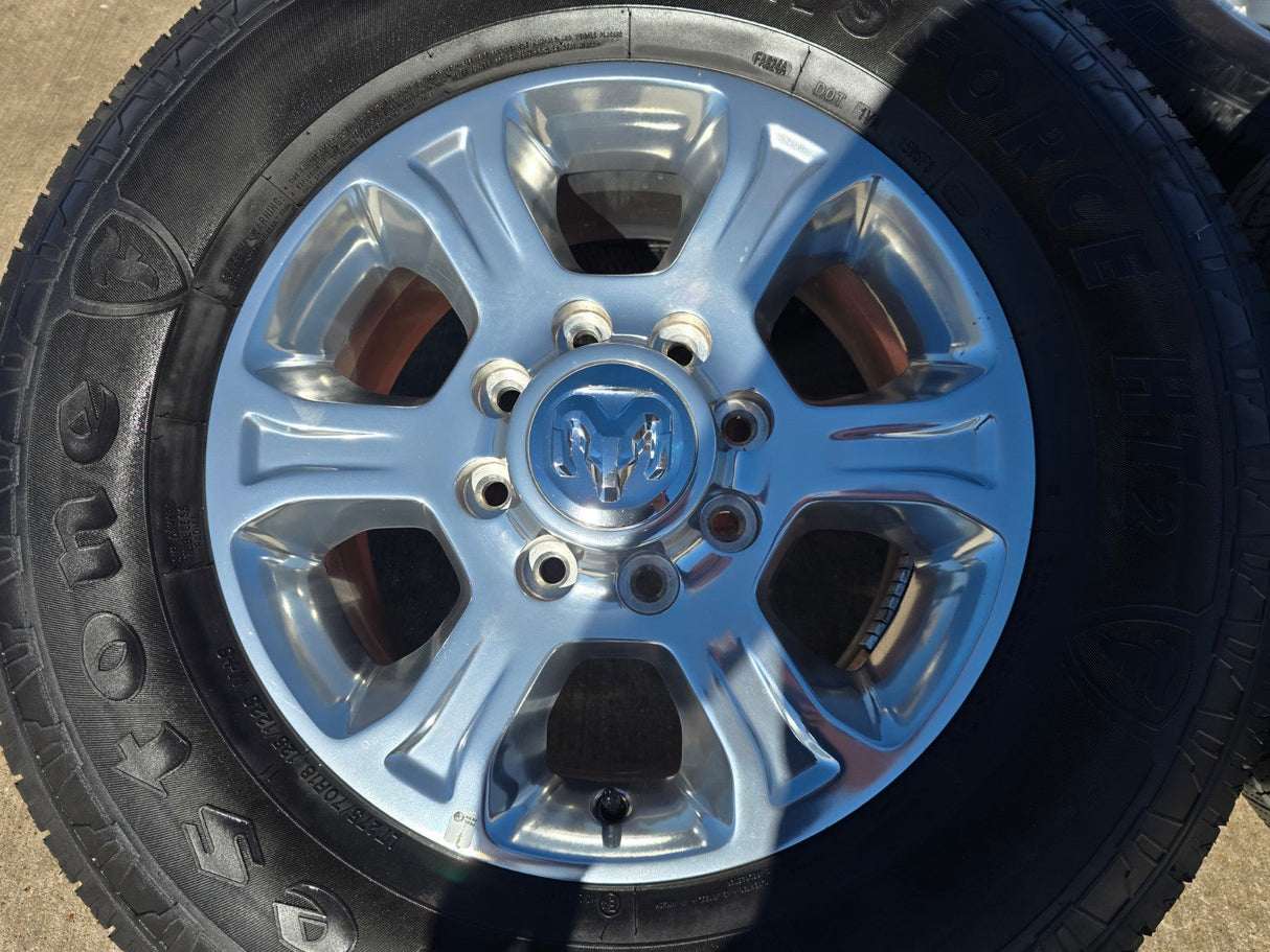 18" Ram 2500 3500 Laramie Power Wagon OEM wheels rims 2692 tires FIRESTONE Texas Truck Tire