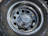 17" Dodge Ram 3500 Dually Laramie 8x200 wheels rims 2701 2702 OEM FIRESTONE Texas Truck Tire